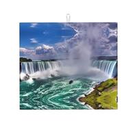 Niagara Falls Tappetino assorbente da cucina, tappetino per scolapiatti da appoggio, adatto per riporre posate, coltelli e tazze