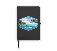 Niagara Falls Travel Souvenir Notebook, pagine bianche, copertina in ecopelle, agenda, diario, quaderno di lavoro