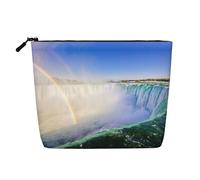 Niagara Falls - Trousse per trucchi da donna, portatile, per cosmetici, trousse da viaggio, capiente, Nero , Taglia unica
