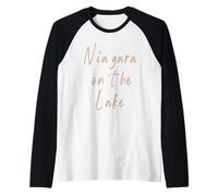 Niagara-on-The-Lake Canada Design Elegante Vintage Maglia con Maniche Raglan