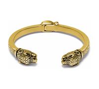 Nialaya, ,Accessories ,Donna ,Giallo ,M Women's Panther Bangle in Gold
