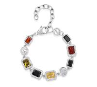 Nialaya, ,Accessories ,Donna ,Grigio ,S Gem Bracelet in Silver