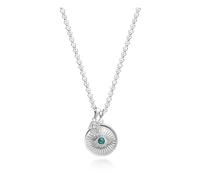 Nialaya, ,Accessories ,Uomo ,Grigio ,M Men's Silver Evil Eye and Hamsa Hand Necklace