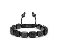 Nialaya, ,Accessories ,Uomo ,Nero ,XL Men's Ceramic Flatbead Bracelet in Black