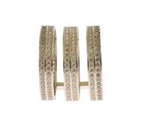 Nialaya Authentic Womens Clear CZ 925 Sterling Silver Ring - EU52 | US6