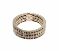 Nialaya Black CZ 925 Sterling Silver Womens Ring - EU50 | US5