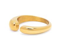 Nialaya - Classic Cuff Ring in Gold - -Accessories -Donna -Giallo -52 MM