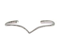 Nialaya Skyfall CZ 925 Silver Bangle Bracelet
