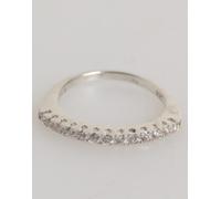 Nialaya Sterling Silver 925 Band Pave CZ Crystal Eternity Ring - EU44 | US3