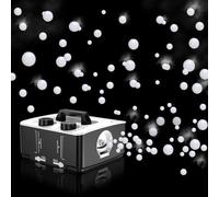 NiaNex Macchina per bolle di fumo, 350 W, macchina per bolle di fumo, portatile, per Halloween, Natale, festa, matrimonio, compleanno, fotografia