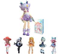 niannyyhouse BJD Blind Box, statuetta in scala 1:12, bambola snodata con vestiti, serie di funghi, action figure articolate da collezione (1 pezzo)