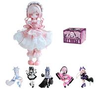 niannyyhouse BJD Blind Box, statuette da 1/8 di bambola snodata con vestiti, serie Il risveglio di tutte le cose, action figure da collezione (6 pezzi)