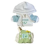 niannyyhouse Peluche da 20 cm con cappuccio, a forma di rana, cucciolo, agnello, pinguino, con cinturino, 20,3 cm, morbido peluche da vestire (b-1)