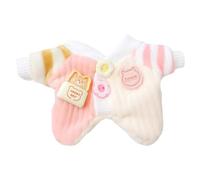 niannyyhouse Tutina di peluche, 10 cm ~ 15 cm, 20 cm, vestitino per bambole (rosa, 10 cm ~ 15 cm)