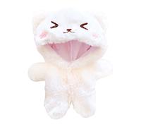 niannyyhouse Tutina intera per bambola da 20 cm, accessori per bambole da 20 cm (beige)