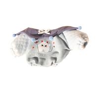 niannyyhouse Tutina intera per bambole, 10-15 cm, 20 cm, con tuta intera per gattonare, farcita, accessorio per vestire (blu, 20 cm)