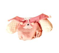niannyyhouse Tutina intera per bambole, 10-15 cm, 20 cm, vestitino per bambole, accessorio per vestire e vestire (rosa, 10-15 cm)