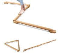 NIANRONGHUA Trave di equilibrio regolabile in legno di faggio per uso interno ed esterno, per migliorare l'equilibrio, la flessibilità, la forza del piede della caviglia per tutte le età fisioterapia