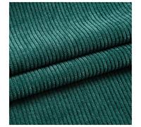 NIANTONG 150 x 50 cm Tessuto di Velluto a Coste dal Metro Solido Spesso per Lavori di Cucito, Cuscino, Mobili, Cappotto, Camicia, Pantaloni, Divano, DIY Materiale Artigianale(Color:Verde Muschio)