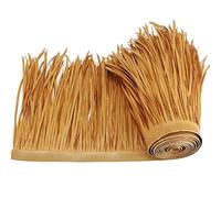 NIANTONG Artificiale Finta Paglia Tetto in Paglia Artificiale per Barra della Capanna Tiki Copertura Tetto Sintetica per Copertura per Ombrellone(Size:0.5 * 10m)