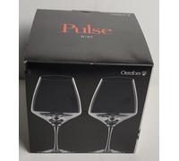 NIB Set 4 Orrefors Pulse Calici Da Vino Bianchi In Cristallo 12 Oz