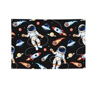 NIBABAEU Striscione decorativo per casa, giardino, cortile, stampa Astro nello spazio, decorazione per feste di compleanno, 120 x 180 cm