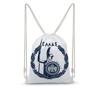 NIBABAEU Zaino con coulisse antica dea greca Atena, grande capacità, zaino in tela resistente all'acqua, per sport, yoga, palestra, per ragazzi, ragazze, donne, uomini