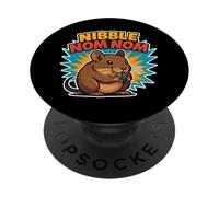 Nibble Nom Nom Fumetti Degu Snack PopSockets PopGrip Adesivo
