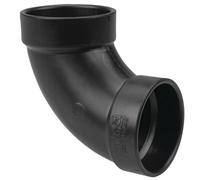 NIBCO - I0555H U5807 3 HXH 90 Gomito ABS, Nero, 3" (U58073)