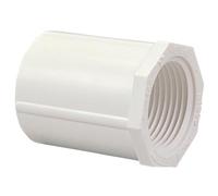 NIBCO Raccordo per tubi in PVC serie 435, adattatore, programma 40, slittamento da 1-1/4" x NPT femmina