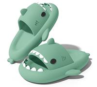 NIBESSER Ciabatte Donna Estive Ciabatte Squalo Donna Comode da Mare Spiaggia Bagno Piscina Pantofole Antiscivolo Originali Carine per Casa Sandali A Punta Aperta, Verde Matcha, 38/39 EU