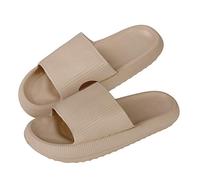 NIBESSER Ciabatte Estive Donna Uomo Ciabatte Comode da Casa Antiscivolo Pantofole con Suola Spessa Morbide per Mare Spiaggia Bagno Piscina Asciugatura Rapida, A Cachi, 42/43 EU