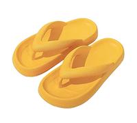 NIBESSER Infradito Donna Uomo con Suola Spessa Sandali Infradito Estivo Comode da Piscina Mare Ciabatte Infradito Nuvola Antiscivolo Morbide per Casa ad Asciugatura Rapida, Giallo, 40/41 EU