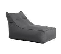 NIBHZ Copridivano Singolo a Sacco [UNFILLED] - Poltrona a Sacco In Tela Lavata,Black-100cmx75cmx80cm