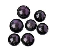 NIBHZ Cristallo Decorativo Arcobaleno Naturale Sfera di Ossidiana Sfera di Pietra di Cristallo Minerali minerali per Decorazioni per la casa Decorazioni,7 PCS,18~20mm