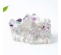 NIBHZ Cristallo Natural Cristal Fish DECUT Script S Cluster per Decorazioni per Acquario,B,40G
