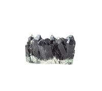 NIBHZ Cristallo Natural Cristal Fish DECUT Script S Cluster per Decorazioni per Acquario,D,40G