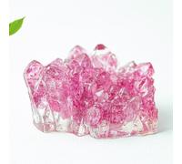 NIBHZ Cristallo Natural Cristal Fish DECUT Script S Cluster per Decorazioni per Acquario,J,40G