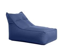 NIBHZ Pouf, Grigio, Pouf in Corda Fine, Pouf Grande per Adulti (Senza Riempimento),blue-90x70x70cm