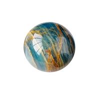 NIBHZ Sfera di Pietra preziosa Naturale Blu, Altare di Cristallo Intagliato a Mano, guarigione, Focus devozionale, Chakra Spirituale, Pulizia, Regalo metafisico, Uomo Donna,60mm