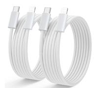 NIBIKIA Cavo da USB C a Lightning,corto [0.3M 2PACK] Cavo di Ricarica da Tipo C a Lightning Certificato MFi Compatibile con 13/13 Pro Max/12 Mini/12 Pro/12 Pro Max/11/11 Pro Max/XS Max/XR/X/8