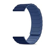 Niboow 20mm Magnetico Silicone Cinturino per Garmin Forerunner 570 42mm/165/165 Music/Approach S50/S44/ Vivoactive 6/5/ Venu Sq 2/ Sq 2 Music Edition, Cinturini per Garmin vívomove Trend - Blu