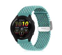 Niboow 22mm Cinturino Intrecciato per Garmin Venu 3/Forerunner 265/Forerunner 255/Forerunner 255 Music, Elastica Nylon Cinturini per Garmin Vivoactive 4/Venu 2/Huawei Watch 4/Watch 4 Pro-Blu
