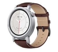 Niboow Cinturino Con Fibbia in Acciaio inossidabile per CMF by Nothing Watch 3 Pro, Morbido Retrò Pelle Cinturini per CMF by Nothing Watch 3 Pro - Marrone