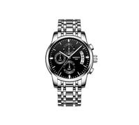 NIBOSI 2353 Orologio sportivo al quarzo con tre indicatori e sei lancette per uomo