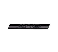NIBOTT 3D ABS Argento Nero AWD Logo Emblema Car Rear Trunk Badge Decal Fit for Jaguar XE XJL F-Pace AWD Adesivo Auto Styling Accessori(Schwarz)