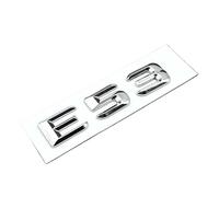 NIBOTT 3D ABS Chrome Car Rear Trunk Badge Decal Lettere Adesivo Star Logo E53 4matic Emblem Fit for Mercedes AMG E 53 W212 W213 Accessori (Size : Chrome Silver, Color : E53)
