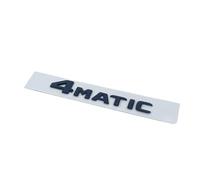 NIBOTT 3D Chrome Lettere Nere GLC300de GLC300e GLC350e GLC400e 4Matic Emblema Adatto for Mercedes Benz GLC X253 Bagagliaio di Un'auto Logo Adesivo (Color : 4Matic, Size : Matte black)