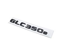NIBOTT 3D Chrome Lettere Nere GLC300de GLC300e GLC350e GLC400e 4Matic Emblema Adatto for Mercedes Benz GLC X253 Bagagliaio di Un'auto Logo Adesivo (Color : GLC350e, Size : Matte black)