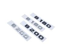 NIBOTT Lettere 3D B180 B200 B220 B250 B260 B200d 4Matic ABS Emblema adatto for Mercedes Benz B W246 W247 W242 Bagagliaio di un'auto posteriore Logo adesivo (Color : Silver, Size : B220)